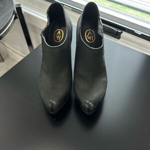 Ash leather boots